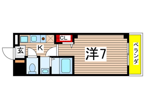 ウェントワース八雲の物件間取画像